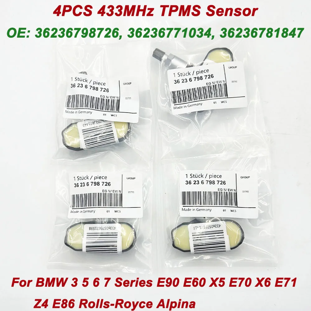 Датчик давления в шинах TPMS 433 МГц, 4 шт., датчик давления в шинах 36236798726 TPM109A для детской модели 3, 5, 6, 7 серии E90, E60, X5, E70, Rolls-Royce 36236771034
Датчик давления в шинах TPMS 433 МГц, 4 шт., датчик давления в шинах 36236798726 TPM109A для детской модели 3, 5, 6, 7 серии E90, E60, X5, E70, Rolls-Royce 36236771034