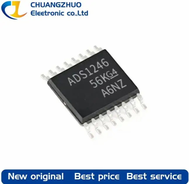1Pcs New original ADS1246IPW ADS1246 24Bit 2.7V~5.25V 2kHz SPI TSSOP-16 Analog To Digital Converters
1Pcs New original ADS1246IPW ADS1246 24Bit 2.7V~5.25V 2kHz SPI TSSOP-16 Analog To Digital Converters