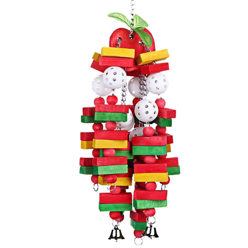 Bird Chewing Toy Parrot Cage Bite Toy Pet Supplies For Cockatoos African Grey Macaws Large Bird Parrot Toy Natural Wooden Blocks
Bird Chewing Toy Parrot Cage Bite Toy Pet Supplies For Cockatoos African Grey Macaws Large Bird Parrot Toy Natural Wooden Blocks