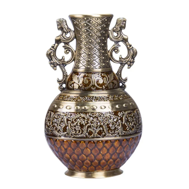 Flower Vase Vintage Home Decor Antique Flower Carved Metal Vase Luxury Tabletop Art Craft Decoration Home Ornaments
Flower Vase Vintage Home Decor Antique Flower Carved Metal Vase Luxury Tabletop Art Craft Decoration Home Ornaments