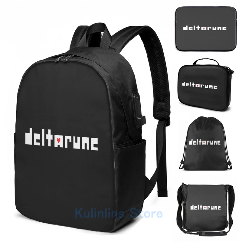 Забавный графический принт Deltarune, рюкзак с USB-зарядкой, мужские школьные сумки, женская сумка, дорожная сумка для ноутбука
Забавный графический принт Deltarune, рюкзак с USB-зарядкой, мужские школьные сумки, женская сумка, дорожная сумка для ноутбука