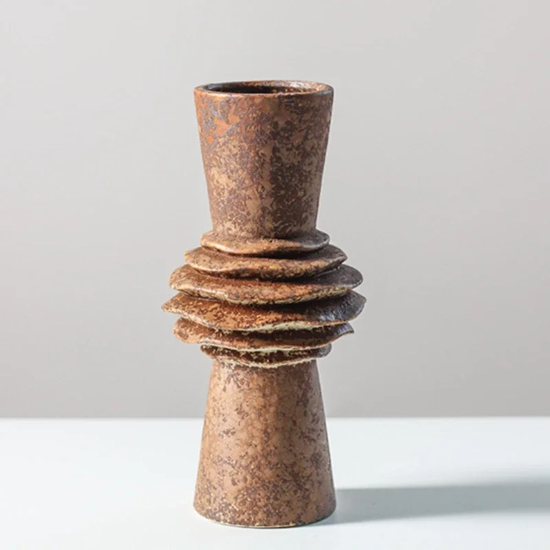 European Ceramic Vase, Special-Shaped Flower Ware, Living Room Decoration, Home Hotel Terracotta, Retro
European Ceramic Vase, Special-Shaped Flower Ware, Living Room Decoration, Home Hotel Terracotta, Retro