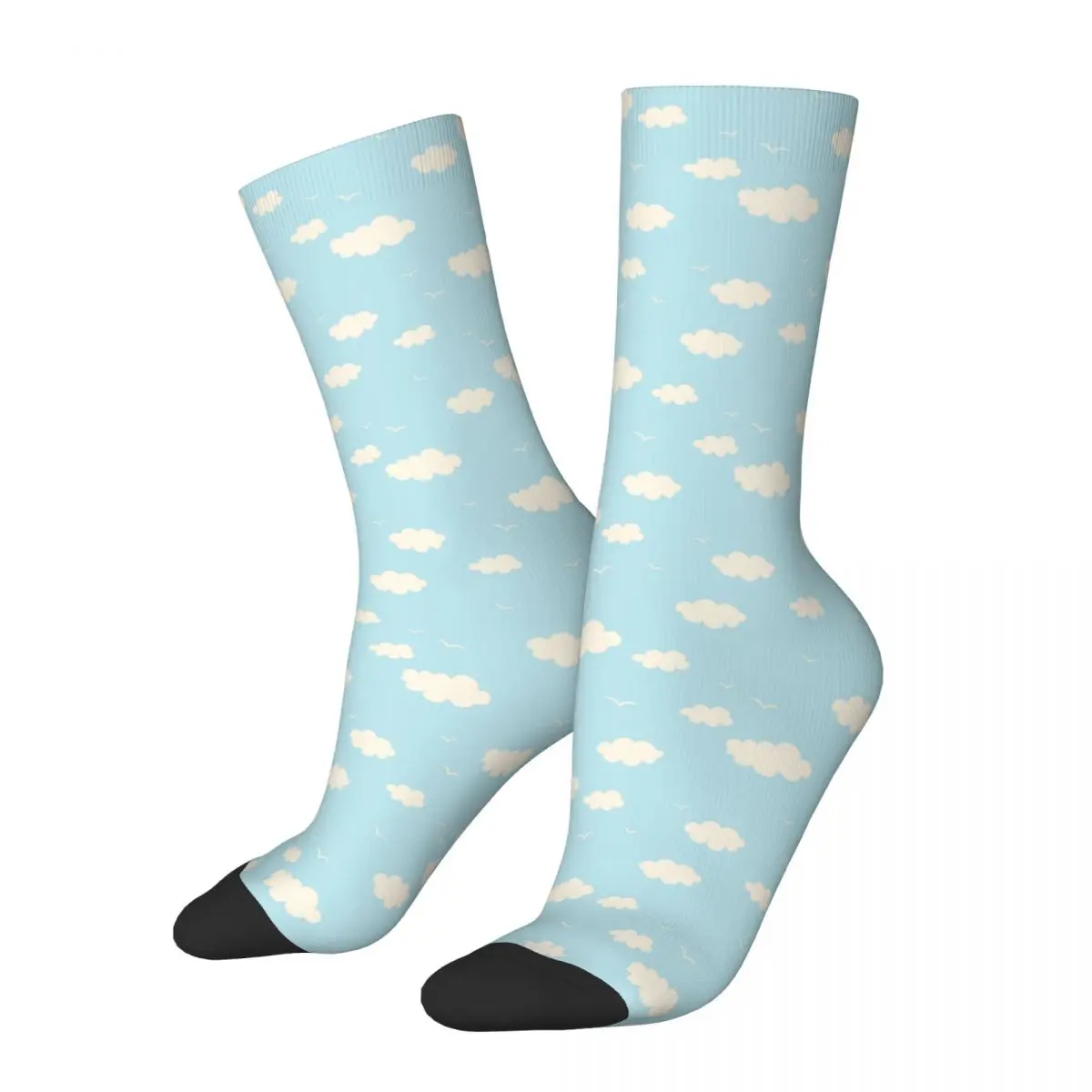 

New Male Men Socks Novelty Clouds Sky Sock Polyester High Quality Women Socks Spring Summer Autumn Winter