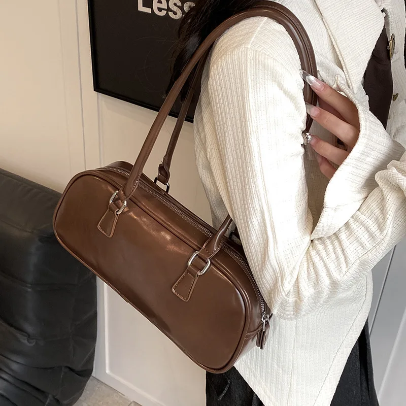 بلون بولي Leather حقائب جلدية تحت الإبط للنساء 2026 ربيع الكورية موضة ريترو حقيبة كتف بسيطة سيدة حقائب اليد والمحافظ بلون بولي Leather حقائب جلدية تحت الإبط للنساء 2026 ربيع الكورية موضة ريترو حقيبة كتف بسيطة سيدة حقائب اليد والمحافظ