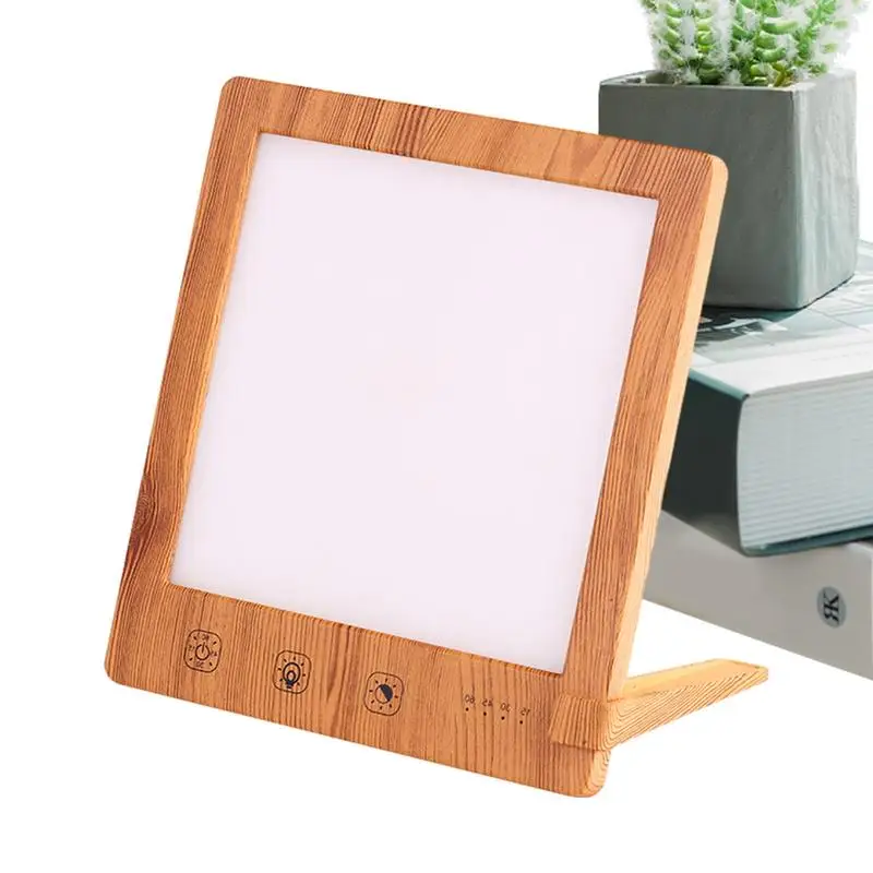 Fluorescent Table Lamp 10000 Lux Touch Control Bedroom Simulated Sunlight Adjustable Timer UV-Free LED Light With Support Stand
Fluorescent Table Lamp 10000 Lux Touch Control Bedroom Simulated Sunlight Adjustable Timer UV-Free LED Light With Support Stand