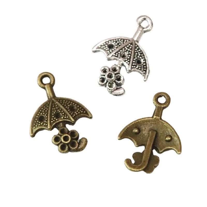 100Pcs 20.5*14.7MM Antique Silver Plated Bronze Color Umbrella Charms DIY Jewelry Making
100Pcs 20.5*14.7MM Antique Silver Plated Bronze Color Umbrella Charms DIY Jewelry Making