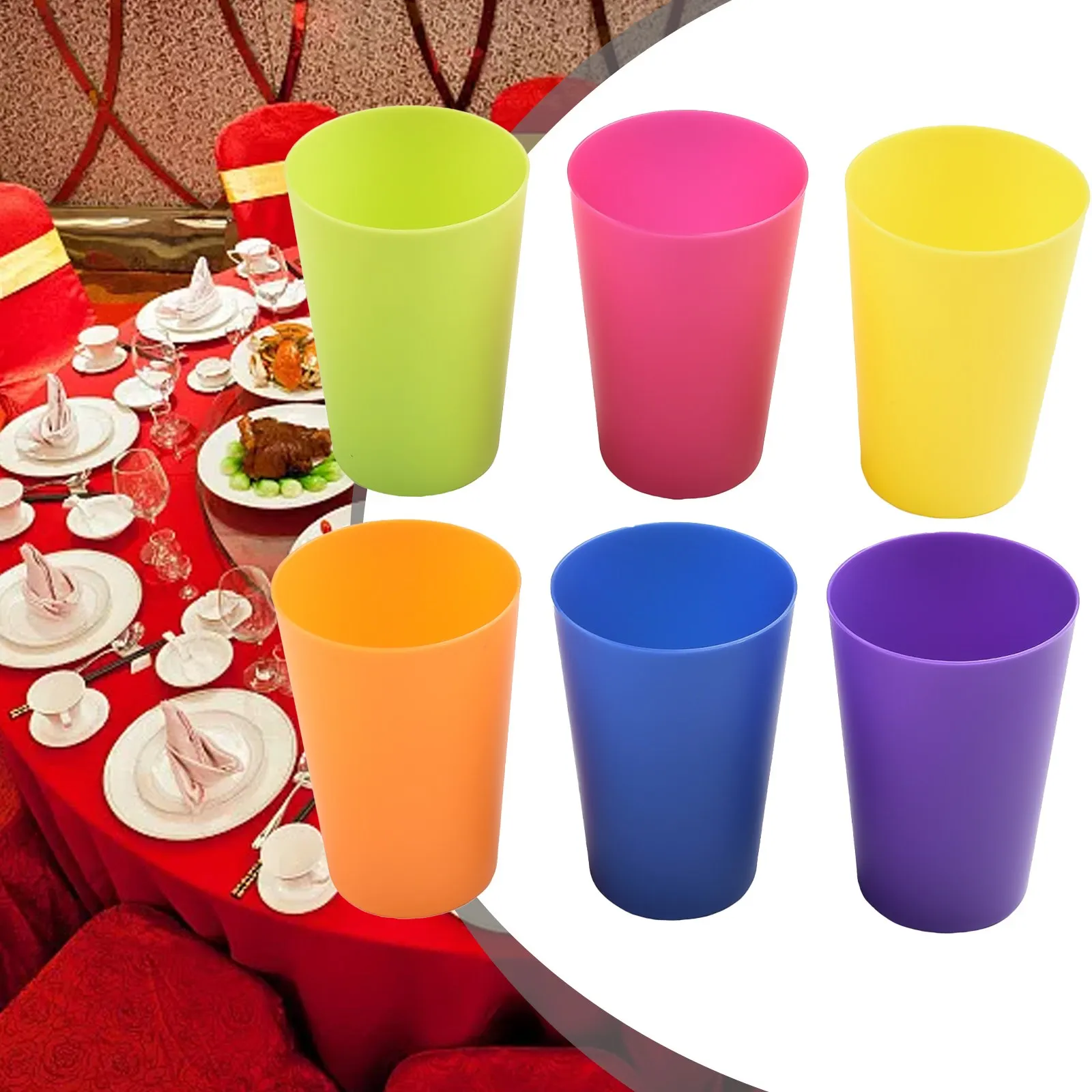 Drinking Container Colourful Cups For Juice Coffee For Microwave Lightweight Multipurpose Straw Cups Brand New
Drinking Container Colourful Cups For Juice Coffee For Microwave Lightweight Multipurpose Straw Cups Brand New