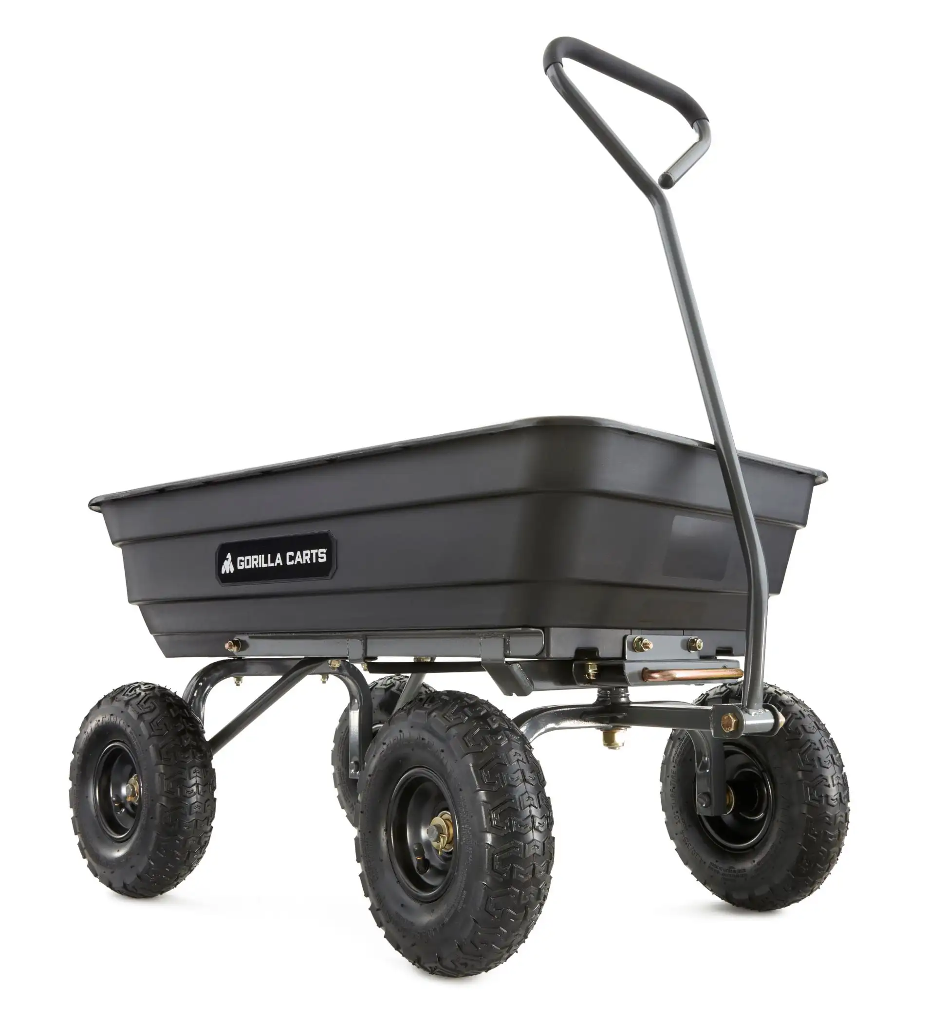 

Carts GOR4PS 600-lb. Poly Garden Dump Cart with 10" Tires, 36-in x 20-in Bed