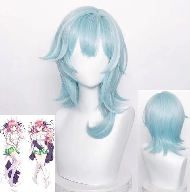 Game Eula Cosplay Wig Costume Women 48cm Long Blue Heat Resistant Synthetic Hair Wigs Hallowee Party Dakimakura Pillow Case
Game Eula Cosplay Wig Costume Women 48cm Long Blue Heat Resistant Synthetic Hair Wigs Hallowee Party Dakimakura Pillow Case