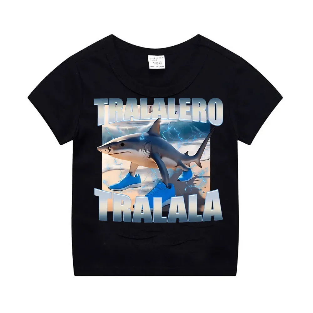 قميص أطفال بأكمام قصيرة بطباعة إيطالية مميزة، تي شيرت قطني صيفي للأطفال، ملابس عصرية مريحة للأولاد قميص أطفال بأكمام قصيرة بطباعة إيطالية مميزة، تي شيرت قطني صيفي للأطفال، ملابس عصرية مريحة للأولاد