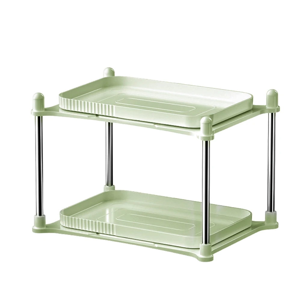 1pc 2 Tier Lazy Susan Organizer Rack Rotating Seasoning Holder For Kitchen Bathroom 33.8x24x24cm Kitchen Storage Organization
1pc 2 Tier Lazy Susan Organizer Rack Rotating Seasoning Holder For Kitchen Bathroom 33.8x24x24cm Kitchen Storage Organization