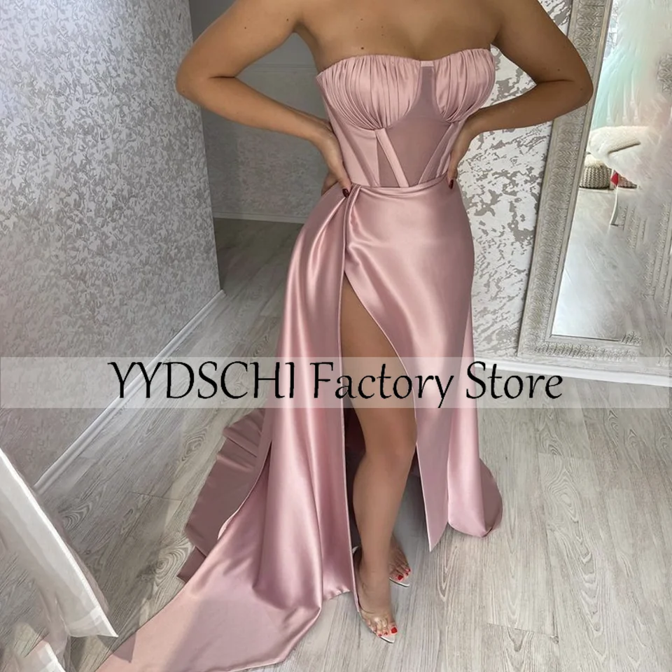 

Customize Color Pink Stain Sequin Evening Dresses 2023 Prom Dresses Stain Dress Evening Dress Formal For Women vestidos de noche