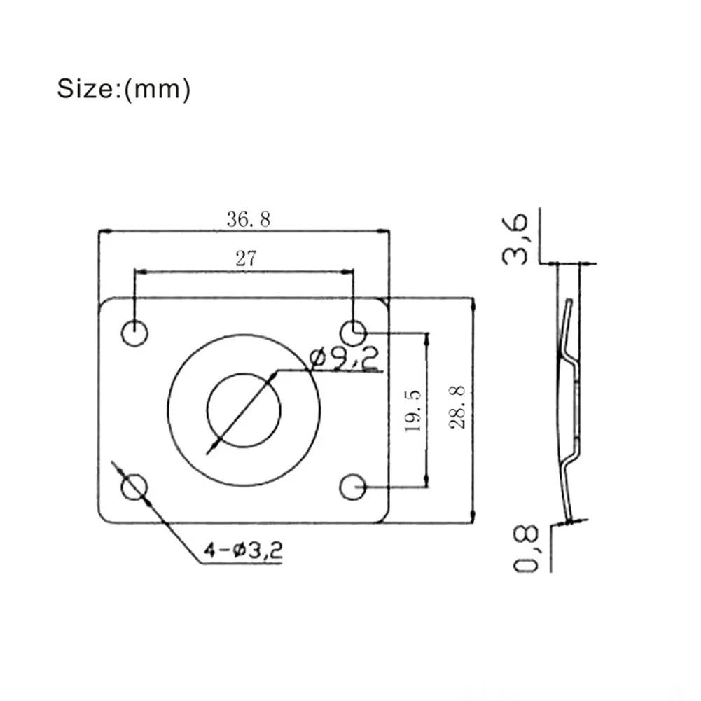 Replace Part Jack Plate Accessories Rectangular Replacement For Les Paul Tele Style Electric Guitar Jack Plate
Replace Part Jack Plate Accessories Rectangular Replacement For Les Paul Tele Style Electric Guitar Jack Plate