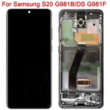 Ensemble écran tactile LCD Super Amoled, 6.2 pouces, pour Samsung Galaxy S20 5G, S20 SM-G981B/DS G981F=