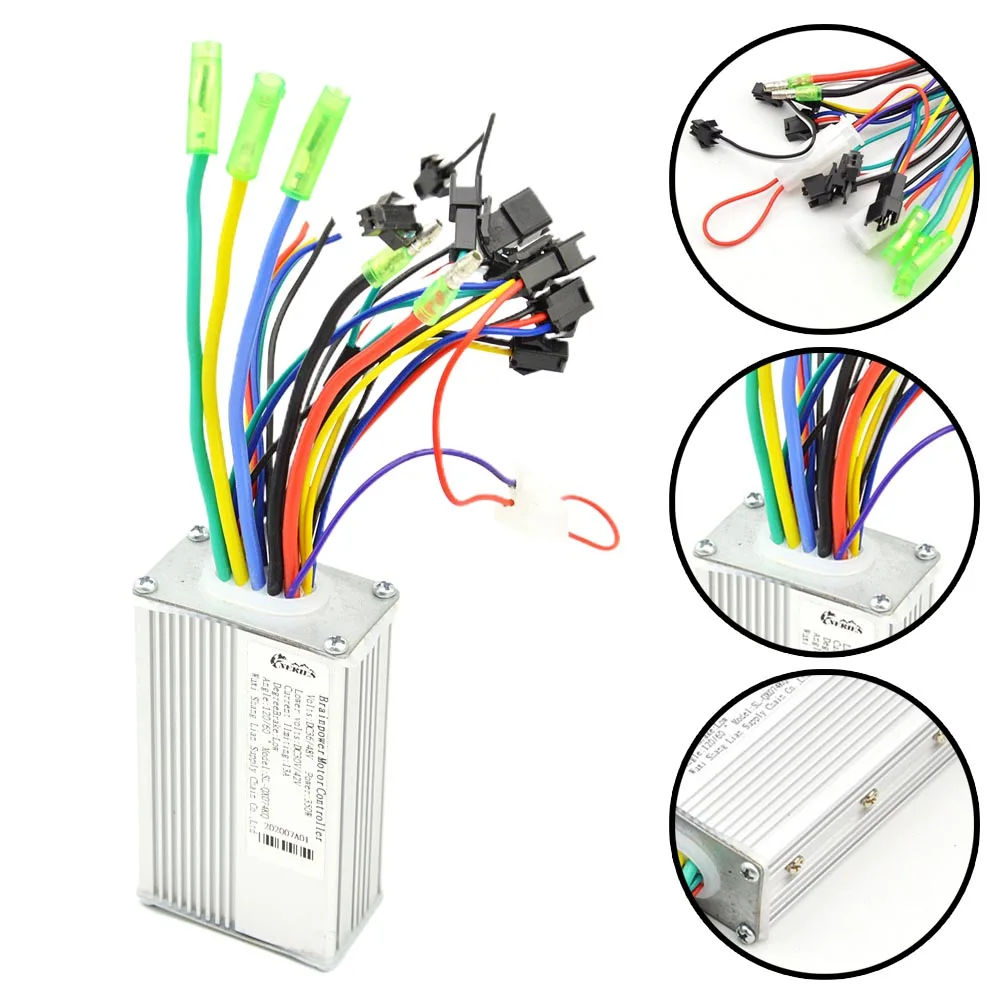 High Quality Electric Bicycle Electric Scooter 36V/48V 350W Brushless DC Motor Controller Bike Accessories Hotselling
High Quality Electric Bicycle Electric Scooter 36V/48V 350W Brushless DC Motor Controller Bike Accessories Hotselling