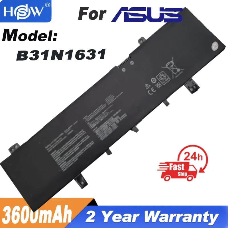 Новинка B31N1631 Аккумулятор для ноутбука ASUS VivoBook 15 X505ZA X505BA X505BP F505 F505ZA F505BA X505ZA-BQ012T 42WH
Новинка B31N1631 Аккумулятор для ноутбука ASUS VivoBook 15 X505ZA X505BA X505BP F505 F505ZA F505BA X505ZA-BQ012T 42WH