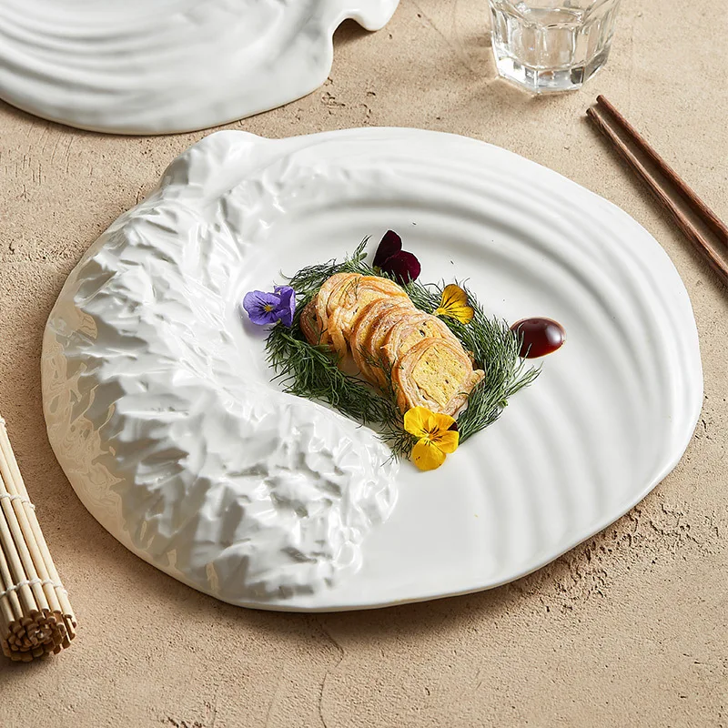tableware net celebrity Western dinner plate, flat plate, special-shaped hotel, high-grade mood dishes, cold dishes, plating
tableware net celebrity Western dinner plate, flat plate, special-shaped hotel, high-grade mood dishes, cold dishes, plating