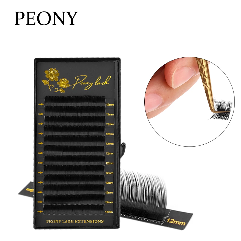 PEONY Individual Classical Eyelashes Russian Volume Matte Black Professional Self-grafting Faux Mink False Eyelash Extension
PEONY Individual Classical Eyelashes Russian Volume Matte Black Professional Self-grafting Faux Mink False Eyelash Extension