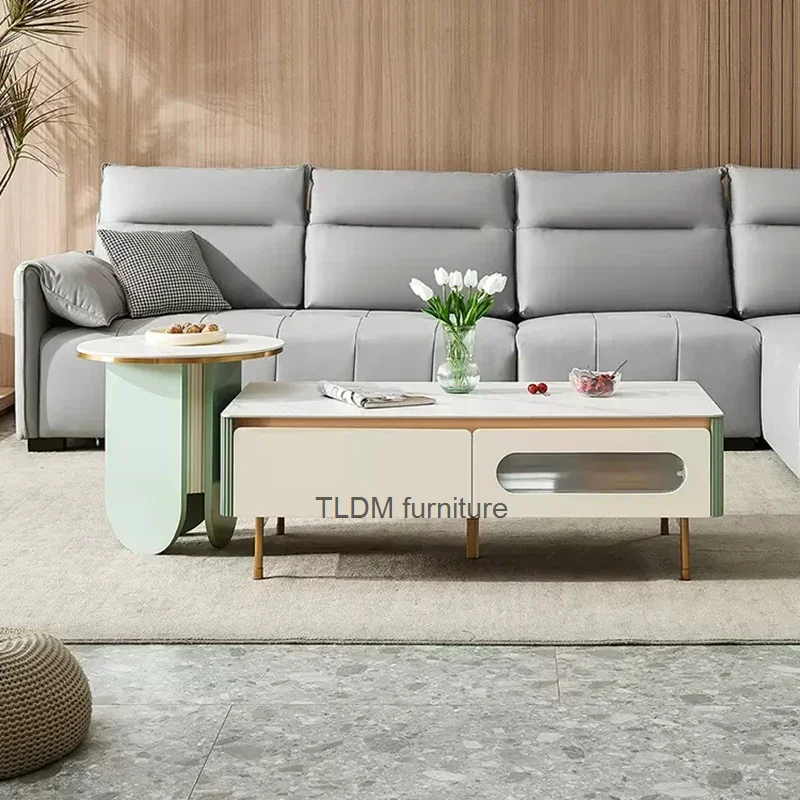 

Роскошный скандинавский боковой столик для гостиной, центральный угловой журнальный столик для спальни, мобильные артикулы премиум-класса, декоративный домашний стол
