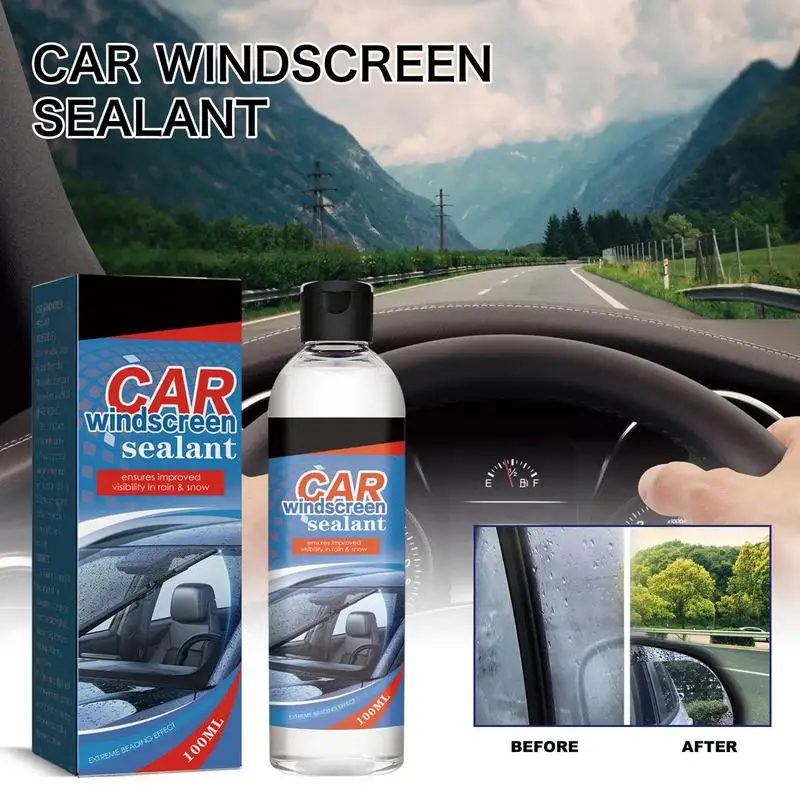 

Car Glass Coating Agent Water Repellent Spray Anti Rain Anti Fog Windshield Cleaner For Windshields Glass Mirrors Mask Auto Care