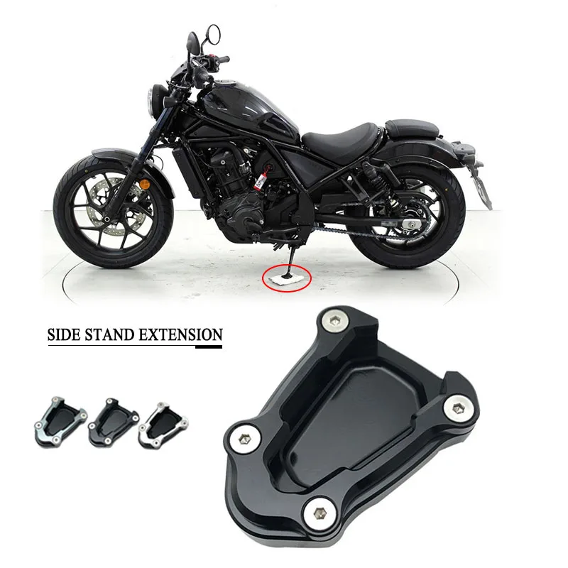 CMX1100 CNC Kickstand For Honda CMX 1100 CM1100 CM 1100 2020-2023 2022 Foot Side Stand Extension Pad Support Enlarge Plate
CMX1100 CNC Kickstand For Honda CMX 1100 CM1100 CM 1100 2020-2023 2022 Foot Side Stand Extension Pad Support Enlarge Plate
