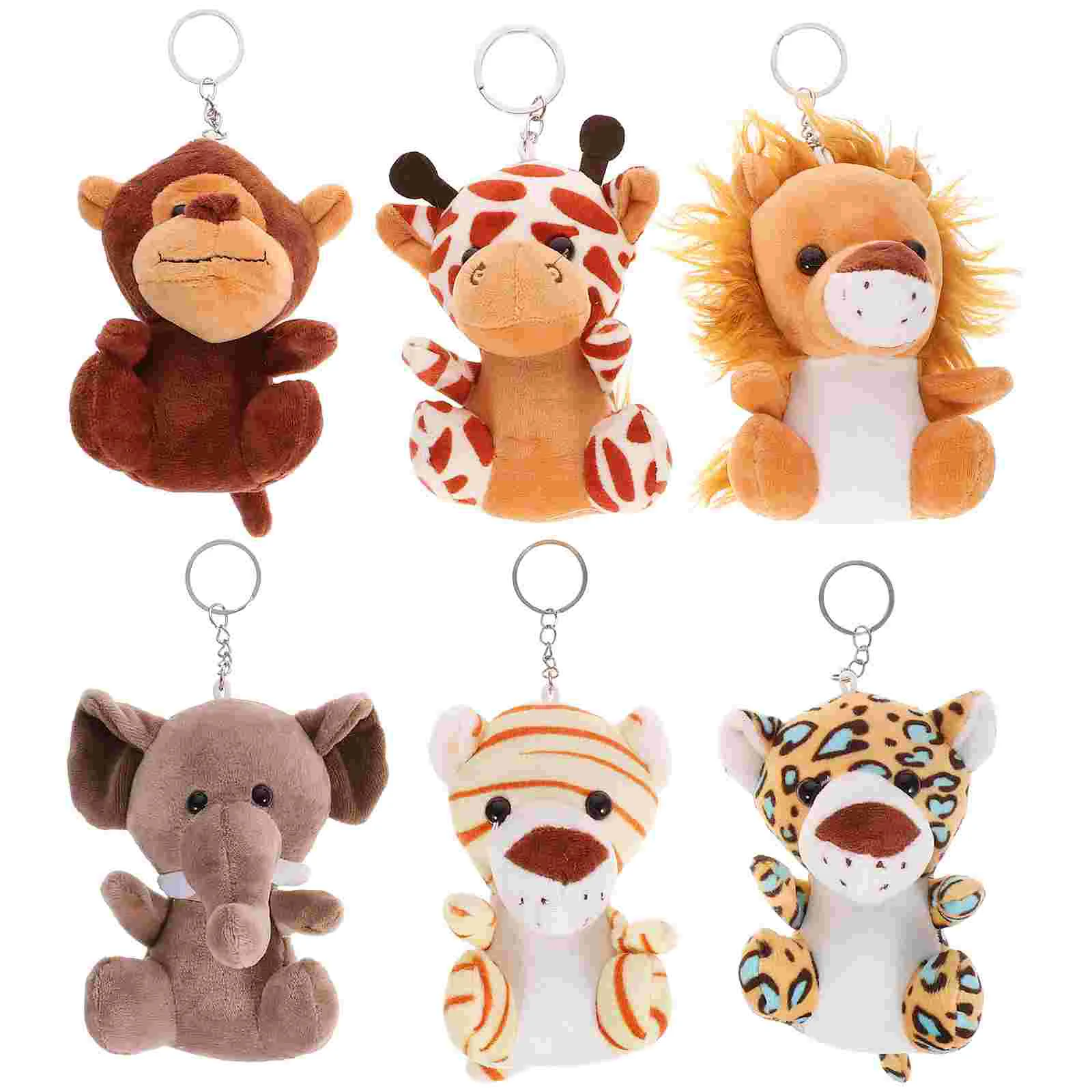 11cm Plush Jungle Animals Keychain Pendant Cartoon Stuffed Animal Doll Key Ring Toys Children Birthday Gifts
11cm Plush Jungle Animals Keychain Pendant Cartoon Stuffed Animal Doll Key Ring Toys Children Birthday Gifts