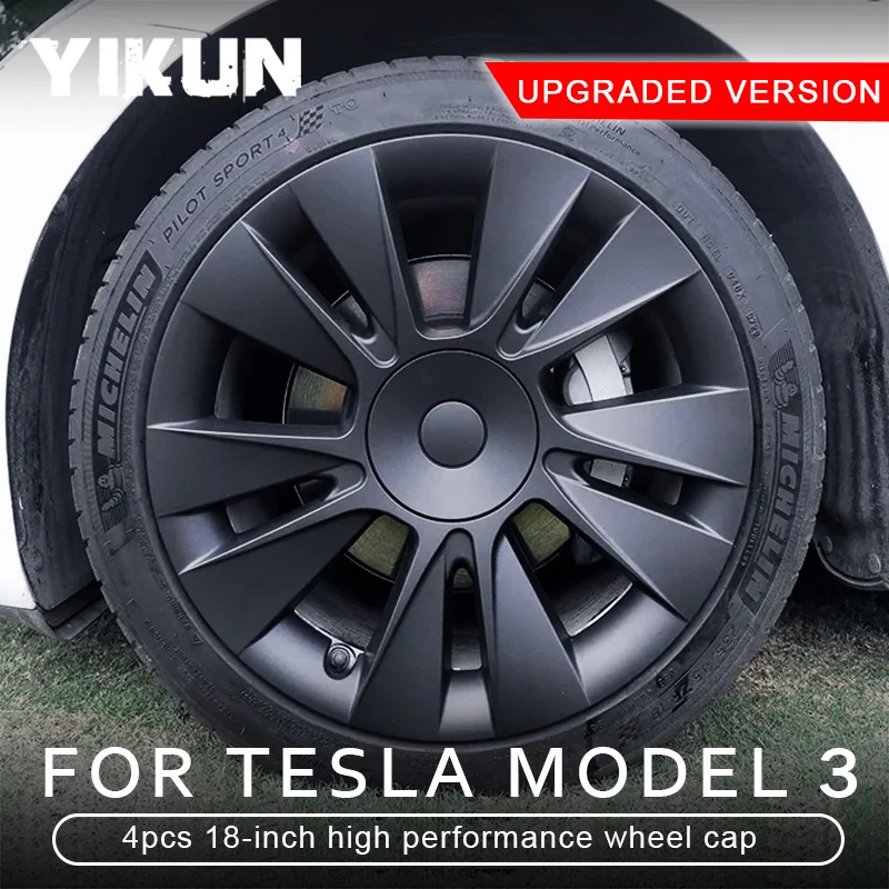 4PCS Hub Cap Performance Replacement Wheel Cap Automobile Hubcap Full Rim Cover 18-Inch Accessories for Tesla Model 3 2018-2023
4PCS Hub Cap Performance Replacement Wheel Cap Automobile Hubcap Full Rim Cover 18-Inch Accessories for Tesla Model 3 2018-2023