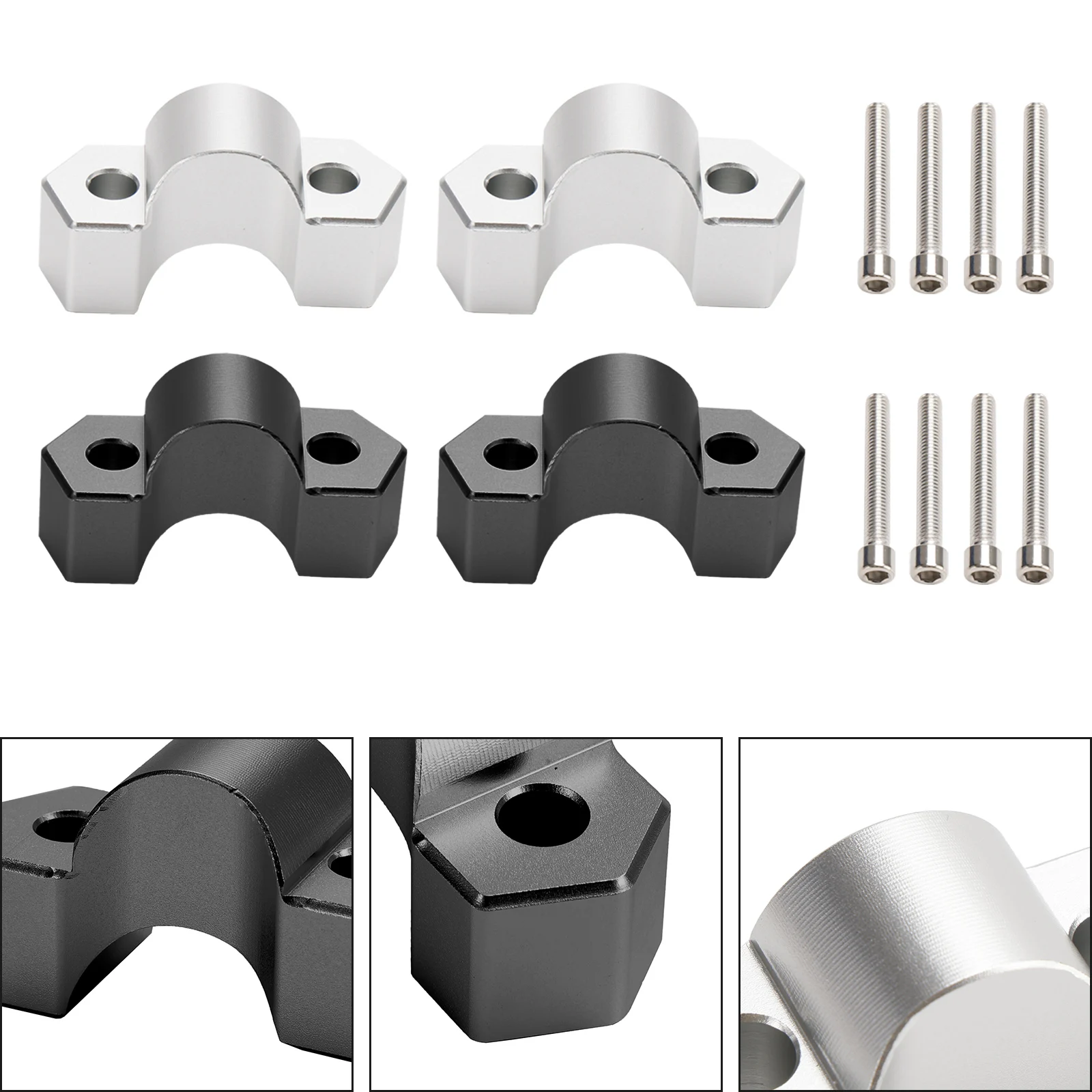 

Areyourshop Aluminum Handlebar Risers 25 mm for BMW F850GS F850GSA 2018 - 2023