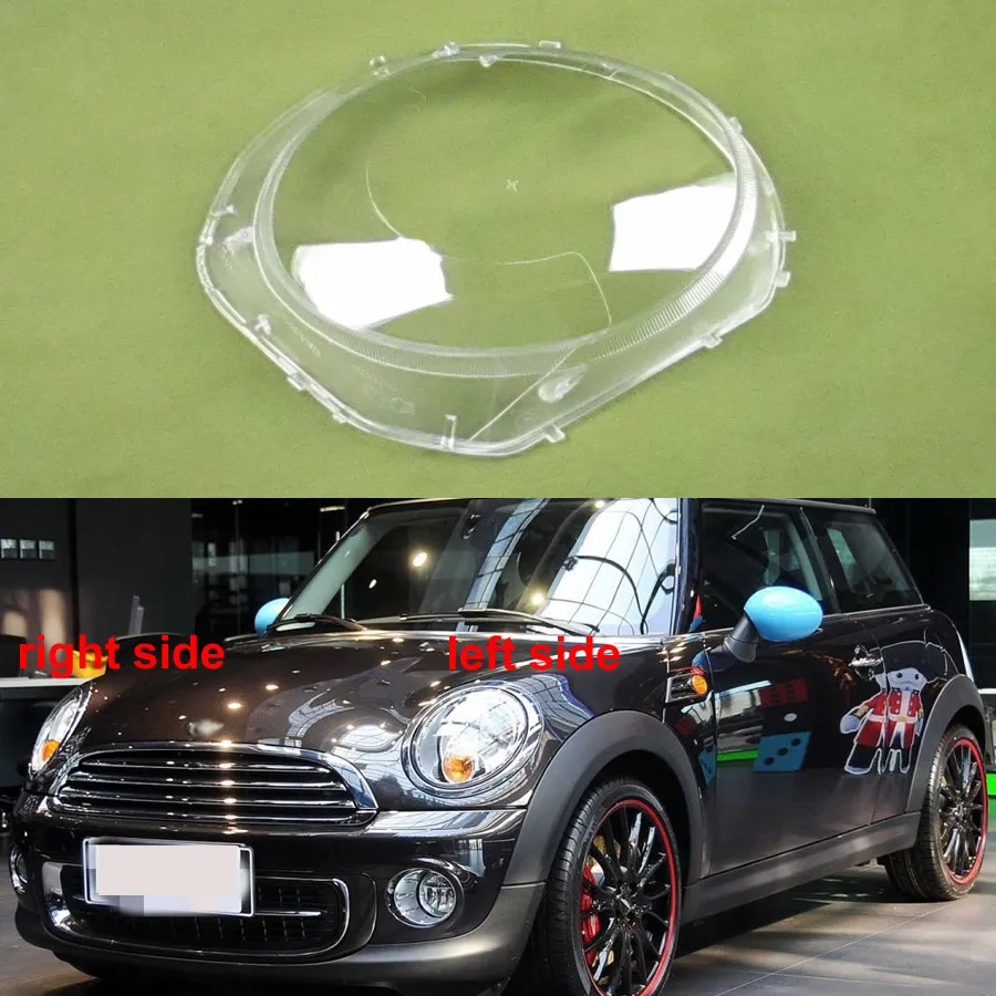 

For Bmw Mini R55 R56 2007-2013 Headlight Lens Cover Transparent Lamp Shade Headlamp Shell Plexiglass Replace Original Lampshade