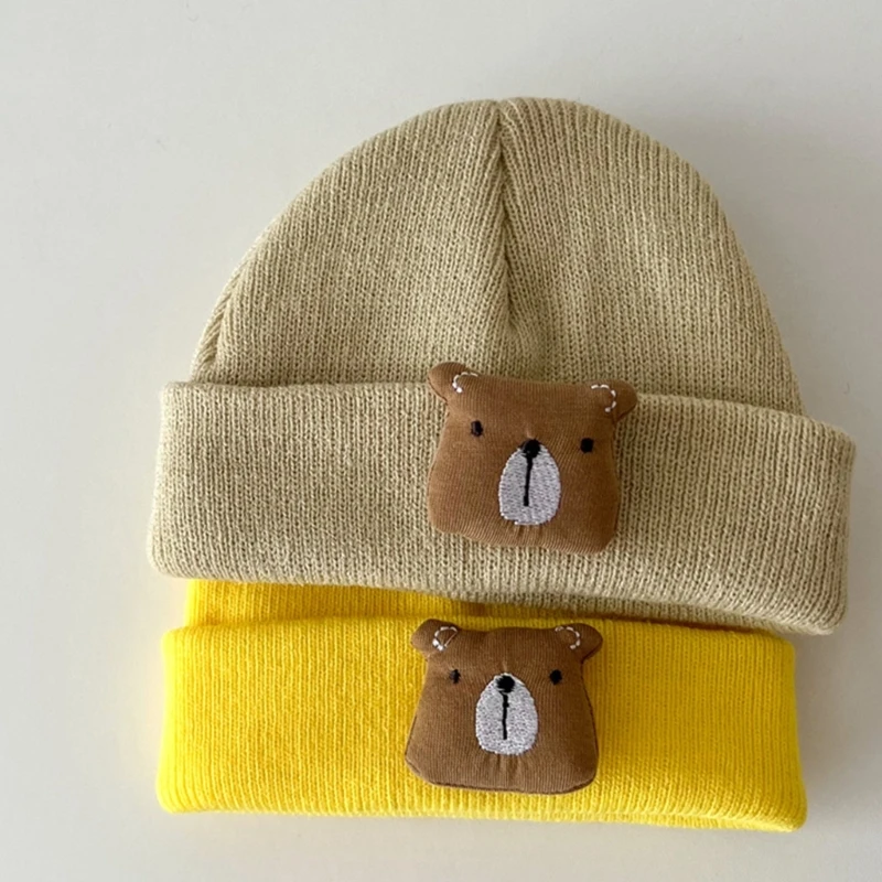 2023 Cartoon Bear Knitted Hat for Baby Boys Candy Color Animal Pattern Bonnet Soft and Comfortable Beanies Cap for Baby
2023 Cartoon Bear Knitted Hat for Baby Boys Candy Color Animal Pattern Bonnet Soft and Comfortable Beanies Cap for Baby