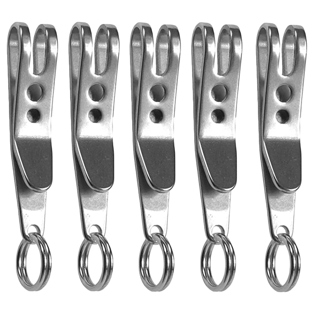 

Multi- Clip Keychains Suspension Clip Tool with Carabiner perfect for Hanging Tools, Flashlights Etc.