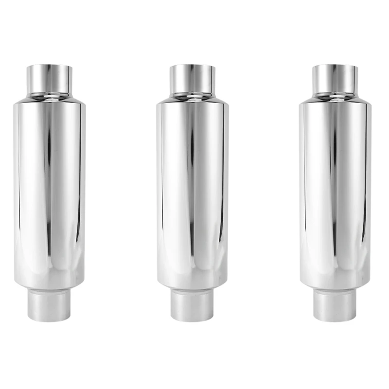 3X Car Exhaust Muffler 2.5 Inch Inlet Stainless Steel Universal Resonator 12 Inch Long Performance Muffler
3X Car Exhaust Muffler 2.5 Inch Inlet Stainless Steel Universal Resonator 12 Inch Long Performance Muffler