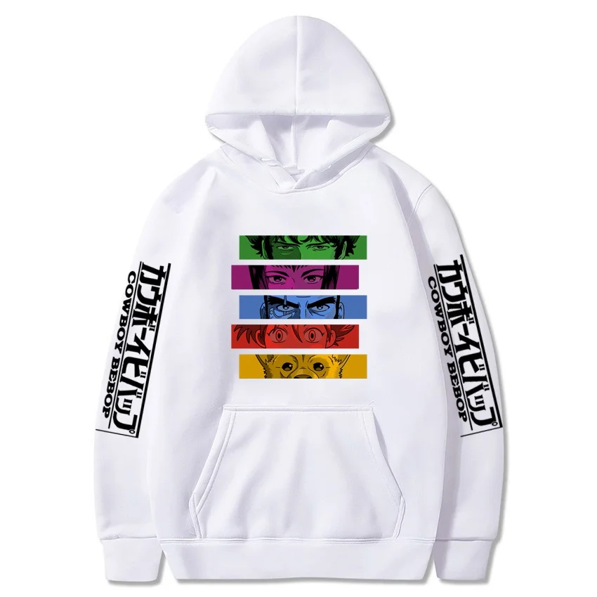 Japan Anime Cowboy Bebops Hoodies Men Women Casual Long Sleeve Sweatshirt Spring Autumn Pullover Hoodies
Japan Anime Cowboy Bebops Hoodies Men Women Casual Long Sleeve Sweatshirt Spring Autumn Pullover Hoodies