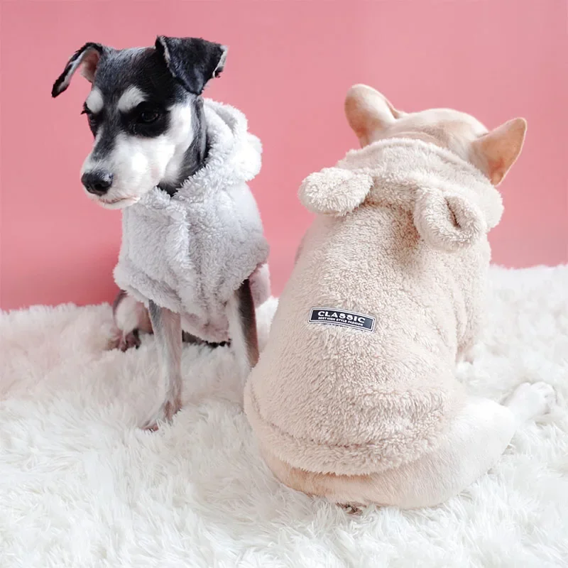 Fleece Winter Pet Dog Clothes for Small Dogs French Bulldog Warm Coat for Chihuahua Puppy Hoodies for Yorkshire Pug Costume
Fleece Winter Pet Dog Clothes for Small Dogs French Bulldog Warm Coat for Chihuahua Puppy Hoodies for Yorkshire Pug Costume
