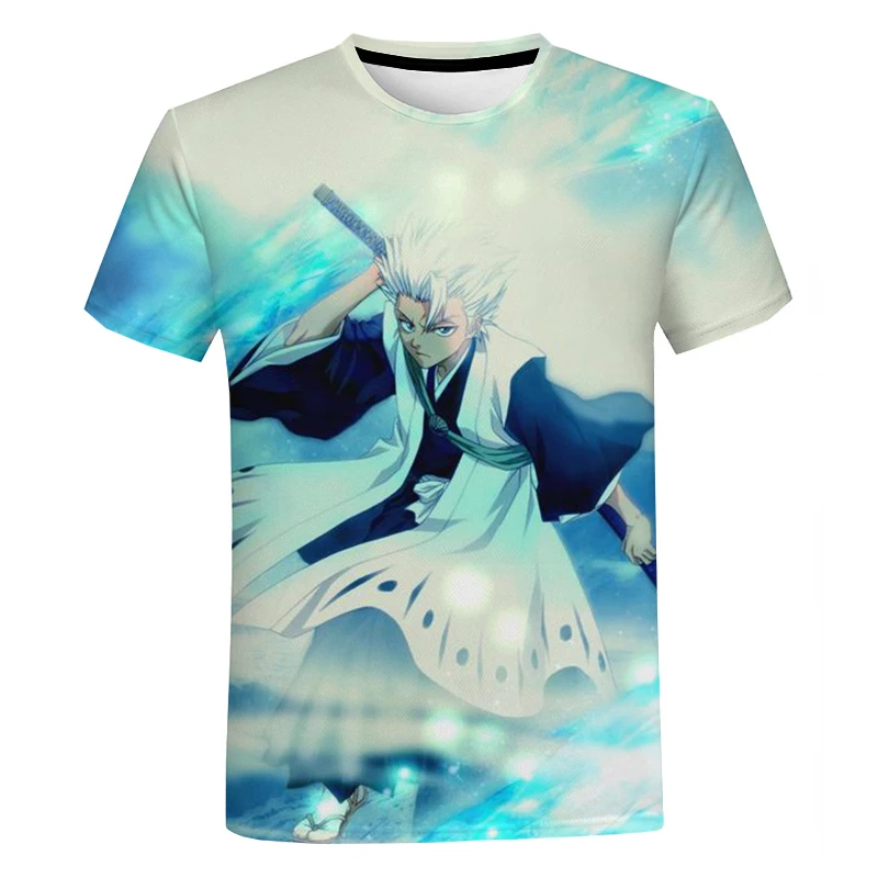 Summer New Japanese Anime BLEACH 3D Printed T-shirt Men and Women Round Neck Casual Oversized Top Fashion Cool T-shirt
Summer New Japanese Anime BLEACH 3D Printed T-shirt Men and Women Round Neck Casual Oversized Top Fashion Cool T-shirt