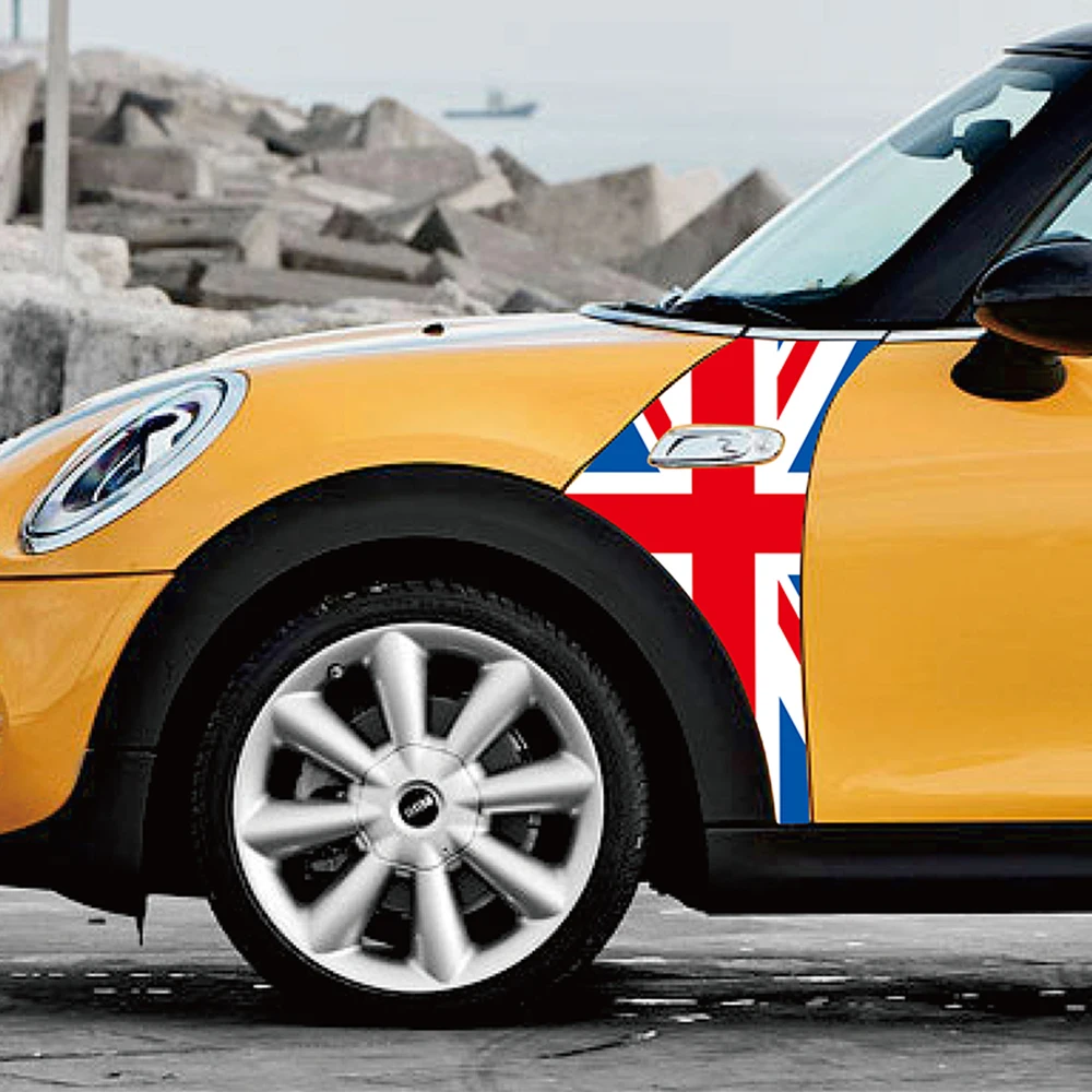 Двухсторонняя наклейка на крыло автомобиля Union Jack, наклейка, украшение на крыло для COOPE R F 55 F 56, аксессуары для автостайлинга
Двухсторонняя наклейка на крыло автомобиля Union Jack, наклейка, украшение на крыло для COOPE R F 55 F 56, аксессуары для автостайлинга
