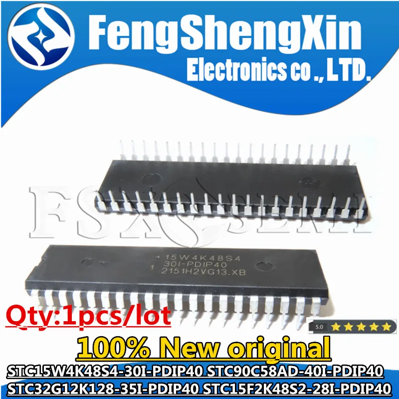 1pcs STC15W4K48S4-30I-PDIP40 15W4K48S4 32G12K128 90C58AD STC90C58AD-40I-PDIP40 STC32G12K128-35I-PDIP40 STC15F2K48S2-28I-PDIP40
1pcs STC15W4K48S4-30I-PDIP40 15W4K48S4 32G12K128 90C58AD STC90C58AD-40I-PDIP40 STC32G12K128-35I-PDIP40 STC15F2K48S2-28I-PDIP40
