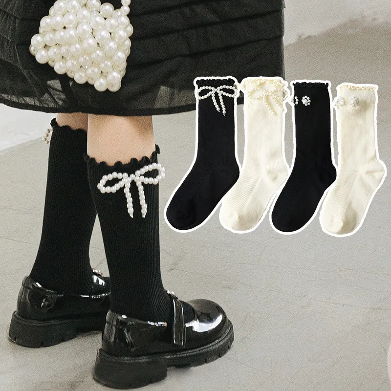 Ruffle Kids Pearl Knee High Socks Baby Girls Toddlers Long Soft Cotton Sock Flower Children School Uniform Socks For 0-8 Years
Ruffle Kids Pearl Knee High Socks Baby Girls Toddlers Long Soft Cotton Sock Flower Children School Uniform Socks For 0-8 Years