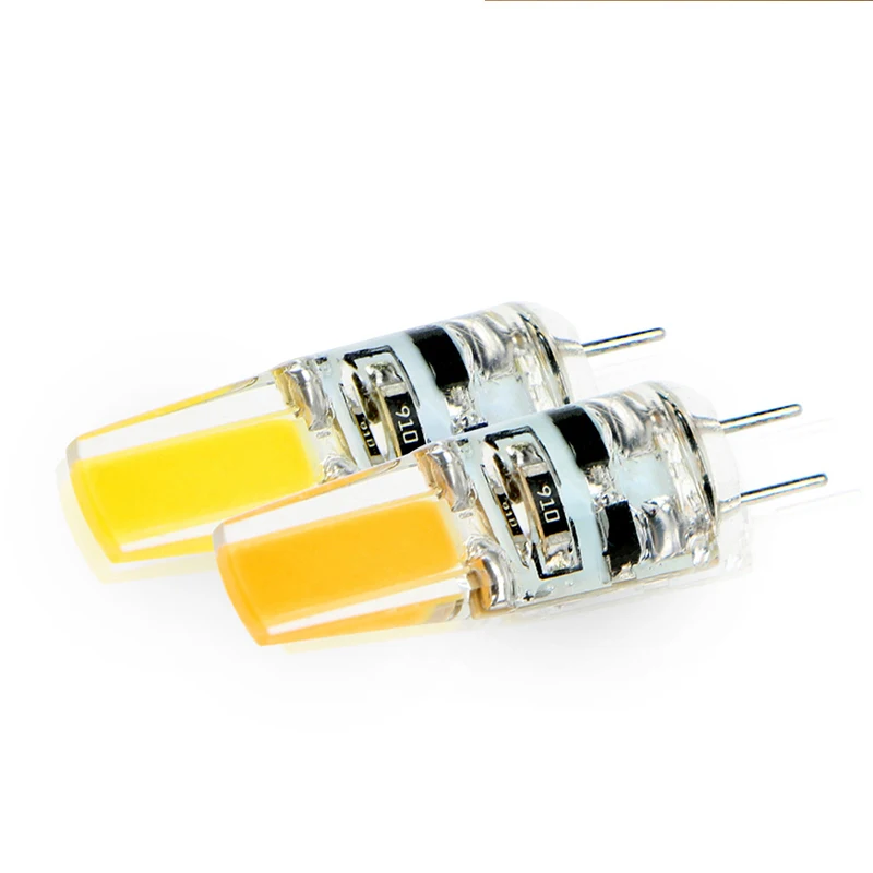 

4pcs/lot G4 LED Light Bulb 3W 6W COB Silica gel Lamp AC12V DC12V Chandelier AC220V COB Spotlight Replace 30W 60W Halogen Lamps