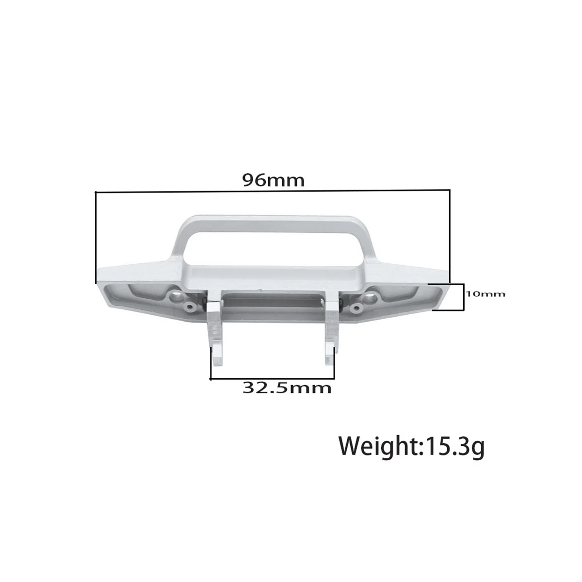 Металлический передний и задний бампер для радиоуправляемой модели автомобиля 1/18, детали для обновления модели TRX4M, черный
Металлический передний и задний бампер для радиоуправляемой модели автомобиля 1/18, детали для обновления модели TRX4M, черный