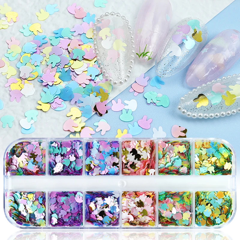Macaron Rabbit Nail Art Decorations Mix Light Color Bunny Glitter Flakes Sequins Gel Polish Manicure Supplies Nagel Accessoires
Macaron Rabbit Nail Art Decorations Mix Light Color Bunny Glitter Flakes Sequins Gel Polish Manicure Supplies Nagel Accessoires