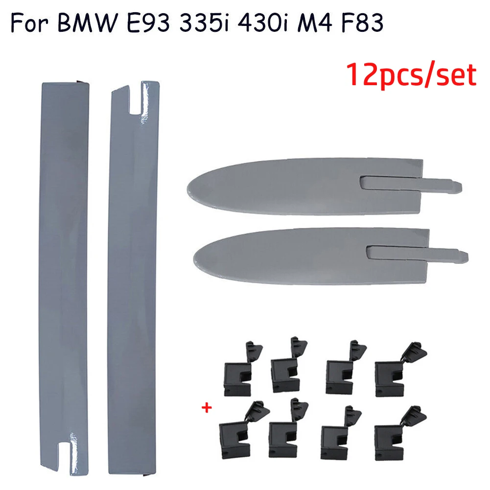 12 Pcs Roof Top Hinge Cover Left-Right Clip For BMW E93 335i 430i M3 Convertible 54377184047 54377184048 Interior Accessories
12 Pcs Roof Top Hinge Cover Left-Right Clip For BMW E93 335i 430i M3 Convertible 54377184047 54377184048 Interior Accessories
