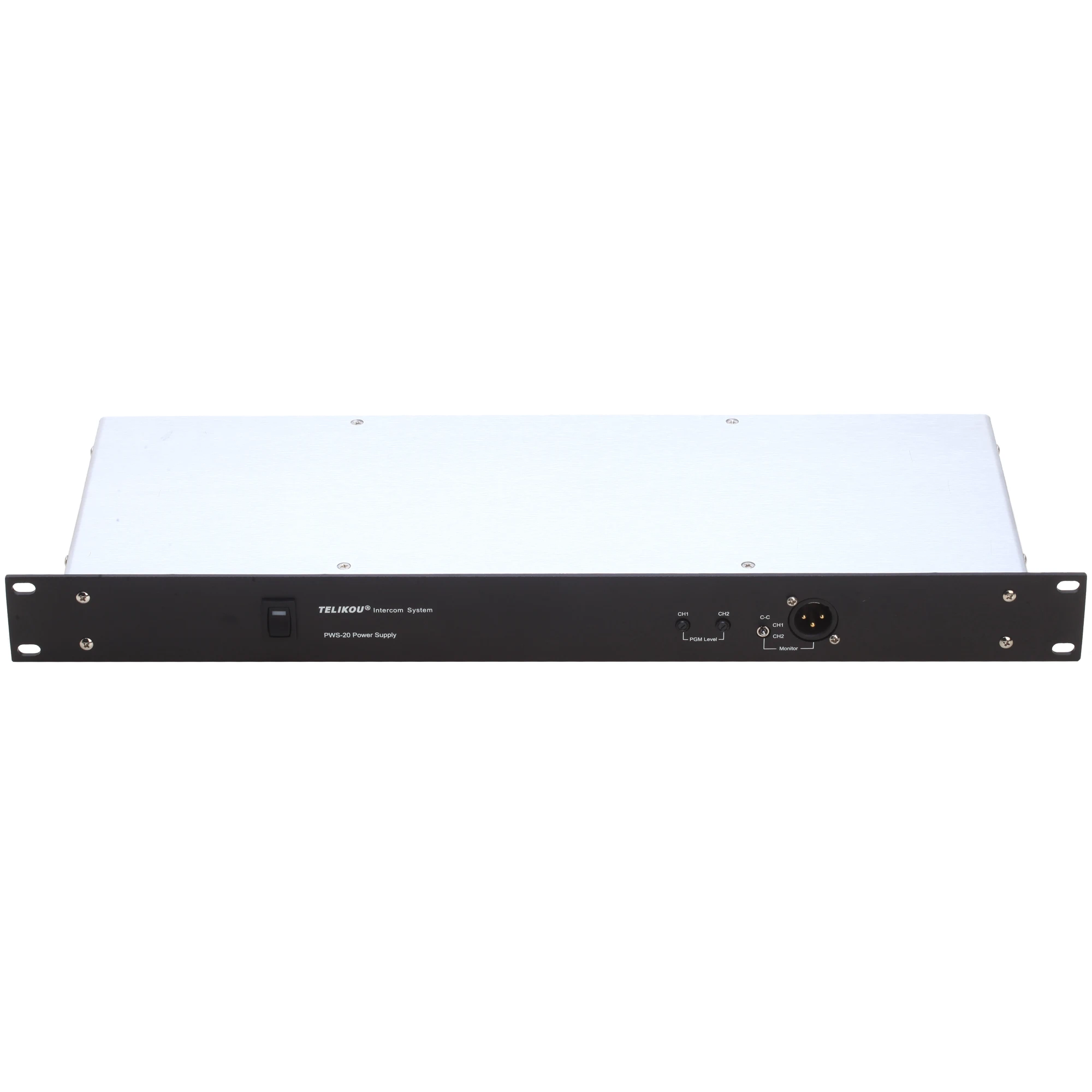 TELIKOU PWS-20 | Two channel Intercom Power Supply C-C and RTS Model PGM Input Monitoring Belt Pack Connector
TELIKOU PWS-20 | Two channel Intercom Power Supply C-C and RTS Model PGM Input Monitoring Belt Pack Connector
