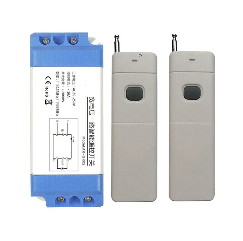 AC 85v 110v 220v 240V 250V Широкий диапазон напряжения AC 1 ch RF беспроводной пульт дистанционного управления переключатель приемник + передатчик 200M
AC 85v 110v 220v 240V 250V Широкий диапазон напряжения AC 1 ch RF беспроводной пульт дистанционного управления переключатель приемник + передатчик 200M