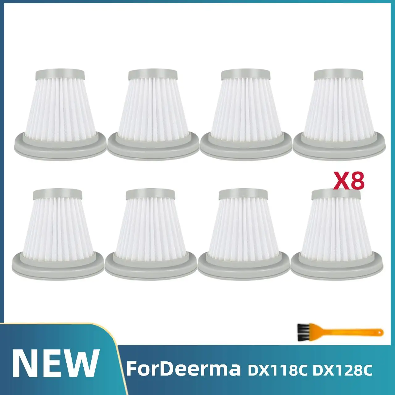 Hepa Filter Replacement For Deerma DX118C DX128C Home Cordless Handheld Vacuum Cleaner Accessories Dust Out Spare Parts Kit
Hepa Filter Replacement For Deerma DX118C DX128C Home Cordless Handheld Vacuum Cleaner Accessories Dust Out Spare Parts Kit