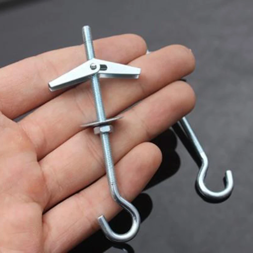 Swag Hook Ceiling Hook Silver 2Pcs 90mm Finish Galvanized Steel Hangers Kit Organization Plant Hanging Universial Durable
Swag Hook Ceiling Hook Silver 2Pcs 90mm Finish Galvanized Steel Hangers Kit Organization Plant Hanging Universial Durable