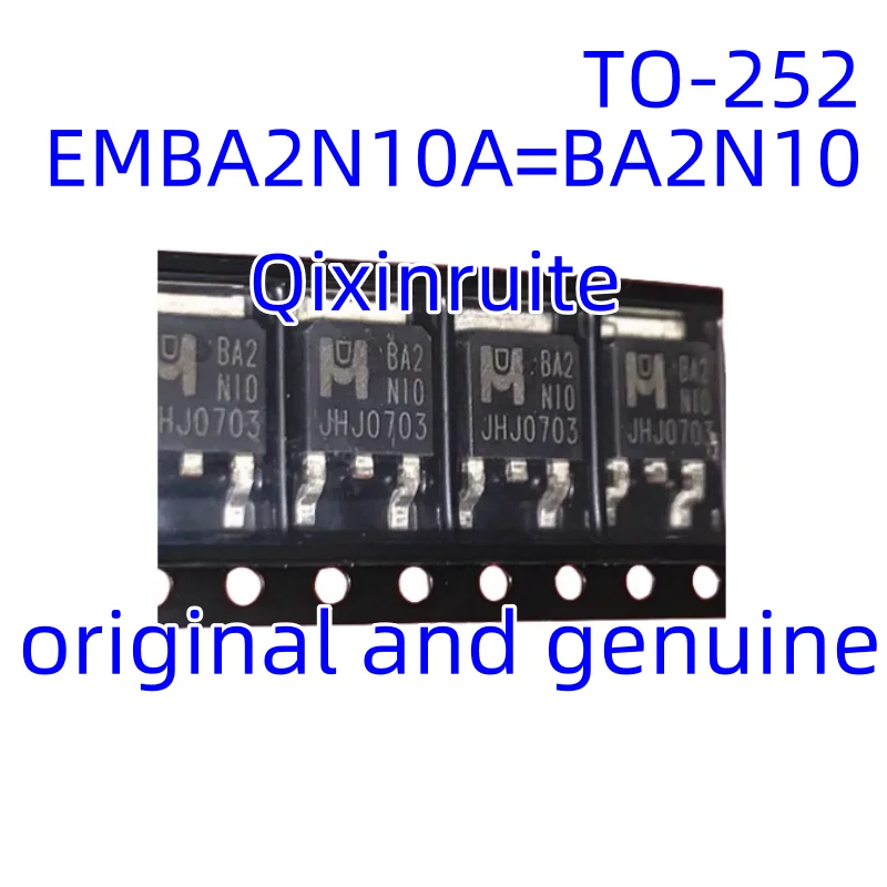 Новый оригинальный МОП-транзистор Qixinruite EMBA2N10A = BA2N10 TO-252 N-channel 100V 14A
Новый оригинальный МОП-транзистор Qixinruite EMBA2N10A = BA2N10 TO-252 N-channel 100V 14A