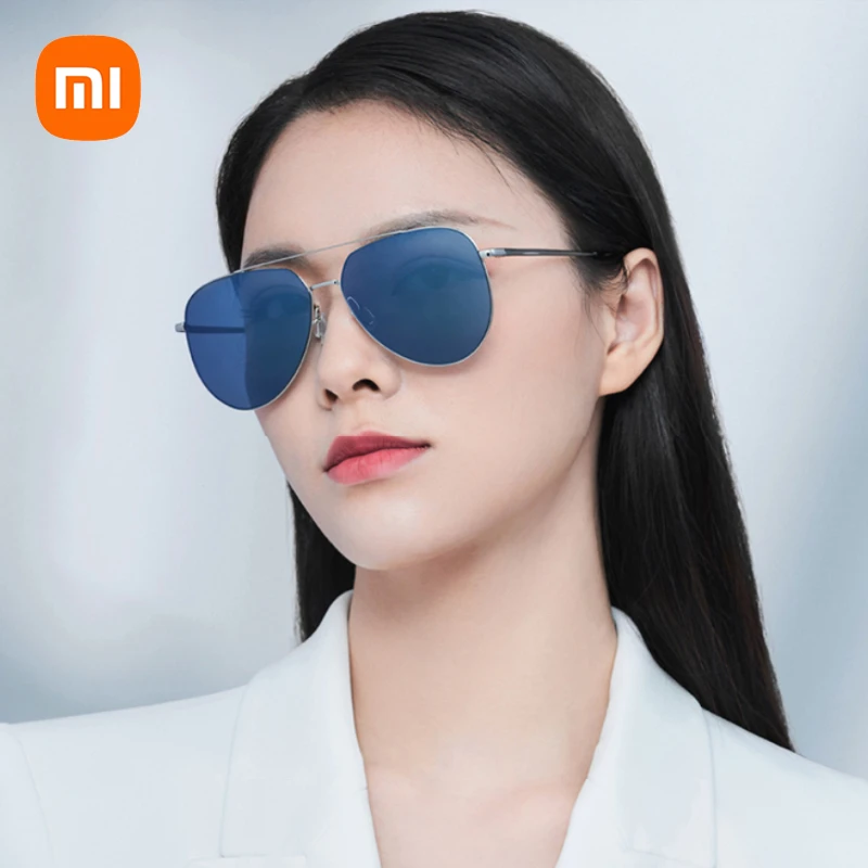 

New Xiaomi Mijia Sunglasses Pilota Polarized Sun Lenses Fashion Glasses Man Woman Drive Outdoor Travel Drivers Driving Glasses