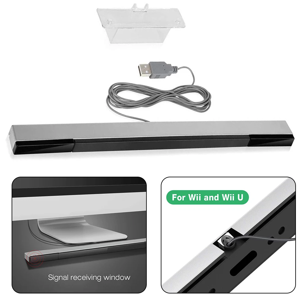 Kits Sensor Bar 2m Line Length Accessories For Computer Simulators For N S Wii For PC Infrared Ray Replaceable
Kits Sensor Bar 2m Line Length Accessories For Computer Simulators For N S Wii For PC Infrared Ray Replaceable
