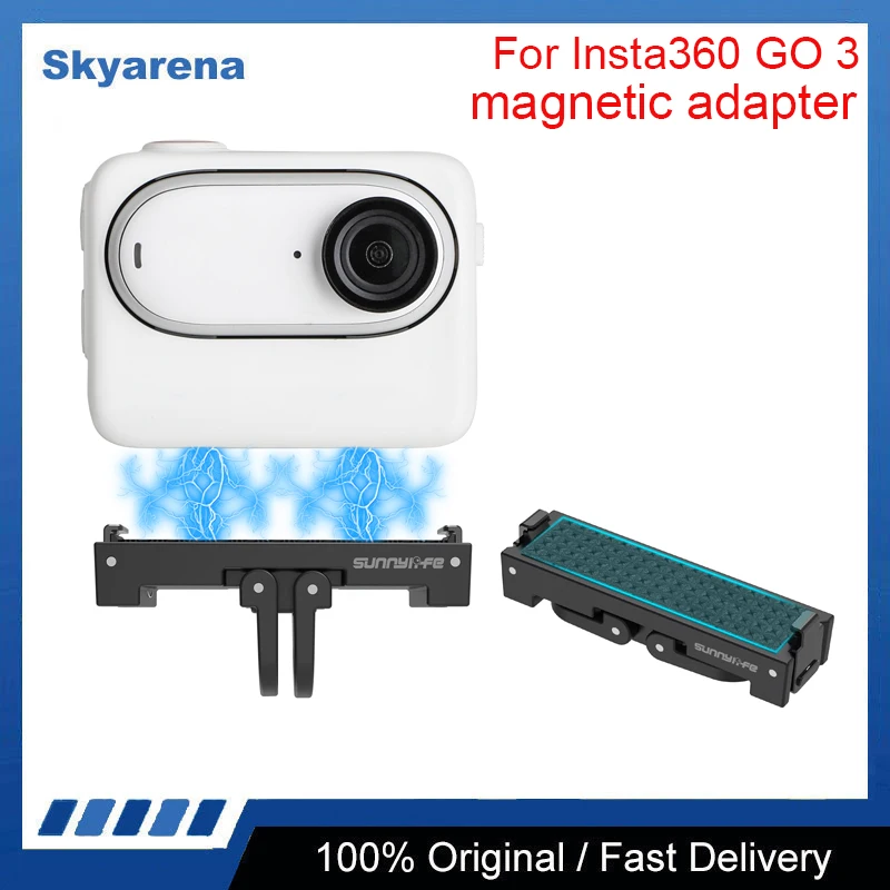 Magnetic Adapter Bracket Parts For Insta360 GO 3 Quick-Release Removal Mount Protect For Ista360 GO3 Action Camera Accessories
Magnetic Adapter Bracket Parts For Insta360 GO 3 Quick-Release Removal Mount Protect For Ista360 GO3 Action Camera Accessories